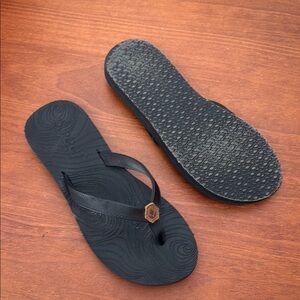Reef Black Flip Flops